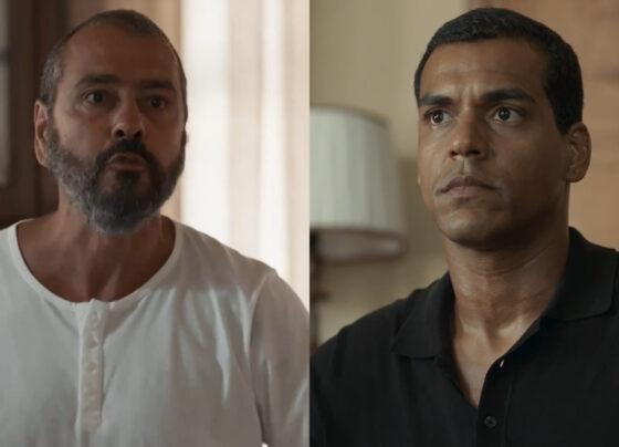 José Inocêncio (Marcos Palmeira) e José Bento (Marcello Melo Jr) em Renascer