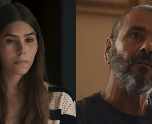 Buba (Gabriela Medeiros) e José Inocêncio (Marcos Palmeira) em Renascer