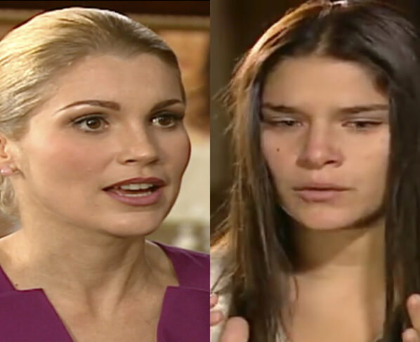 Cristina (Flávia Alessandra) e Serena (Priscila Fantin) em Alma Gêmea