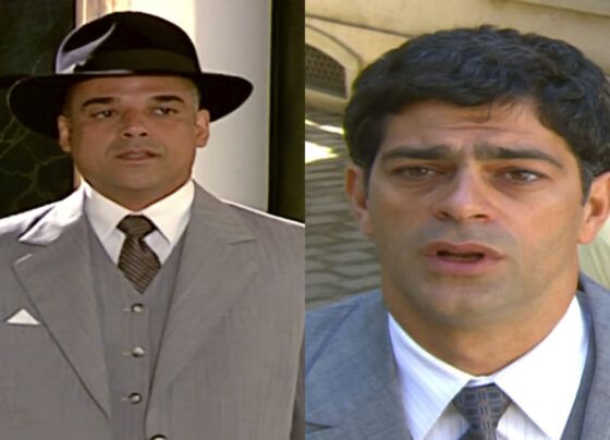 Eduardo (Ângelo Antônio) e Rafael (Eduardo Moscovis) em Alma Gêmea