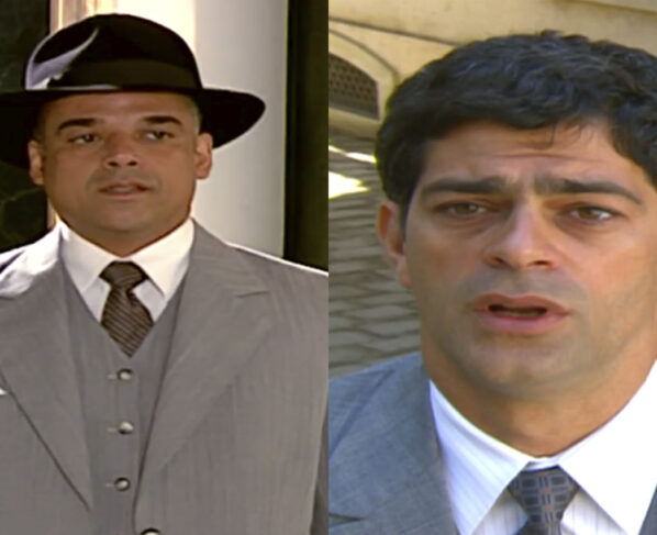 Eduardo (Ângelo Antônio) e Rafael (Eduardo Moscovis) em Alma Gêmea