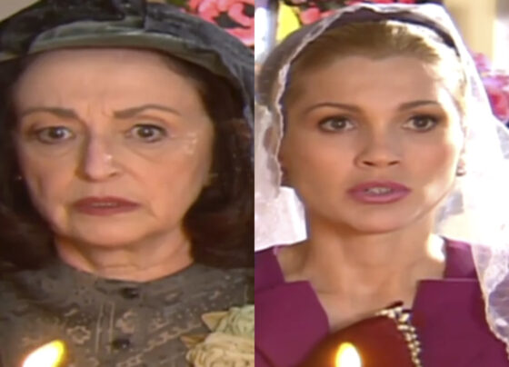 Flávia Alessandra e Ana Lúcia Torre em Alma Gêmea