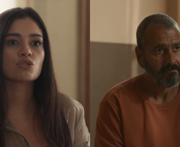 Eliana (Sophie Charlotte) e José Inocêncio (Marcos Palmeira) em Renascer