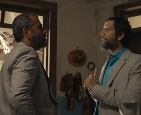 José Inocêncio (Marcos Palmeira) e Egídio (Vladimir Brichta) em Renascer