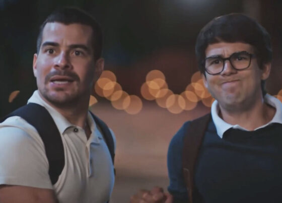 Júpiter (Thiago Martins) e Guto (Daniel Rangel) em Família é Tudo