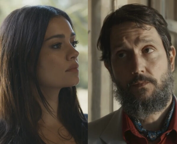 Eliana (Sophie Charlotte) e Egídio (Vladimir Brichta) em Renascer