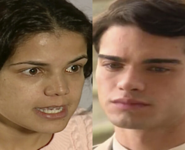 Alexandra (Nívea Stelmann) e Felipe (Sidney Sampaio) em Alma Gêmea