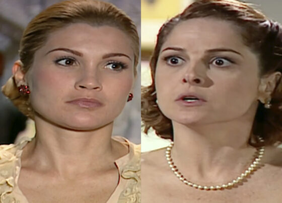 Cristina (Flávia Alessandra) e Olívia (Drica Moraes) em Alma Gêmea