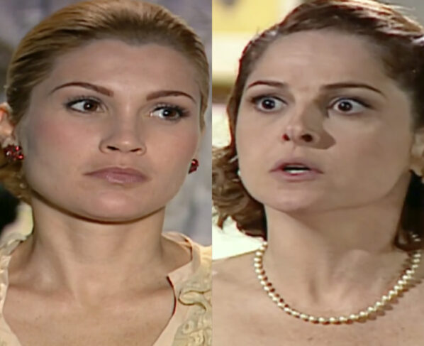 Cristina (Flávia Alessandra) e Olívia (Drica Moraes) em Alma Gêmea