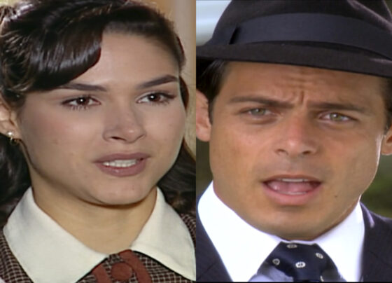 Dalila (Fernanda Machado) e Raul (Luigi Baricelli) em Alma Gêmea