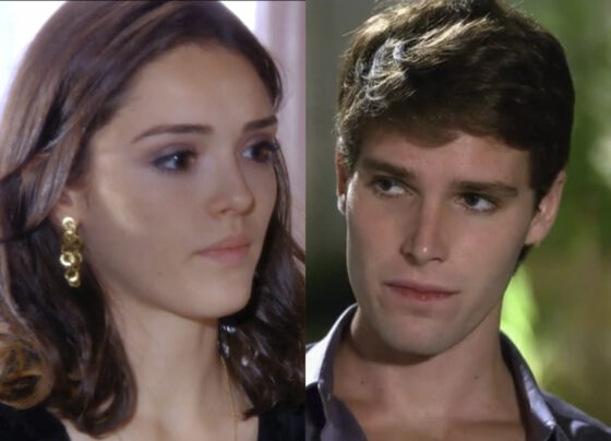 Cida (Isabelle Drummond) e Conrado (Jonatas Faro) em Cheias de Charme