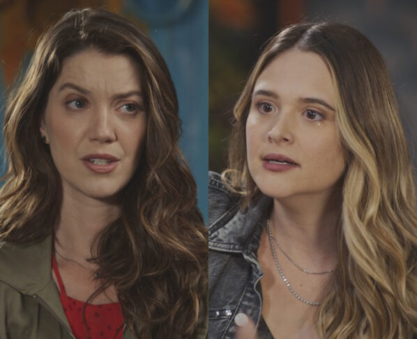 Vênus (Nathalia Dill) e Electra (Juliana Paiva) em Família é Tudo