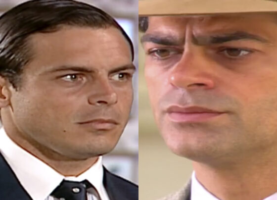 Raul (Luigi Baricelli) e Rafael (Eduardo Moscovis) em Alma Gêmea