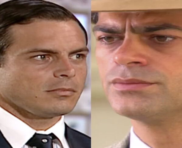 Raul (Luigi Baricelli) e Rafael (Eduardo Moscovis) em Alma Gêmea