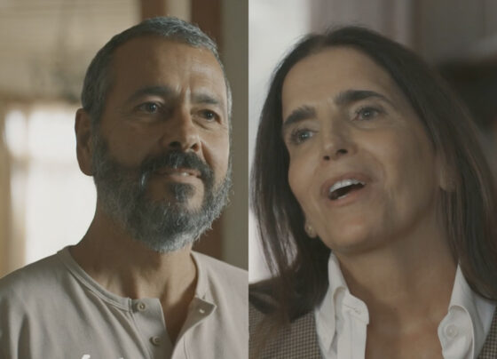 José Inocêncio (Marcos Palmeira) e Aurora (Malu Mader) em Renascer