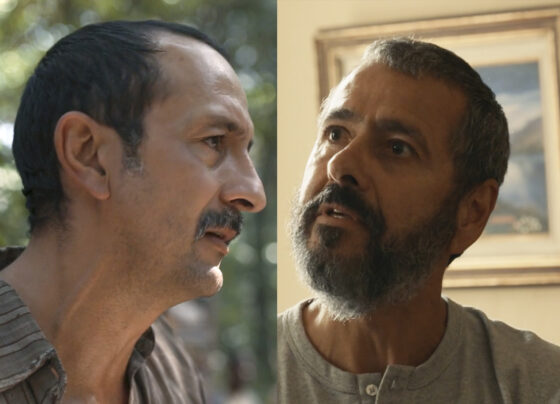 José Inocêncio (Marcos Palmeira) e Tião Galinha (Irandhir Santos) em Renascer