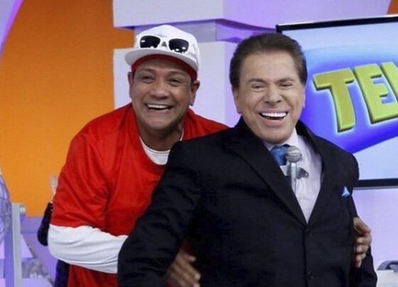 Liminha e Silvio Santos