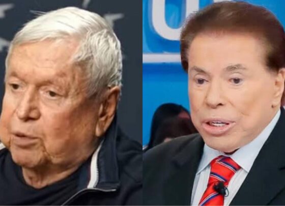 Boni e Silvio Santos