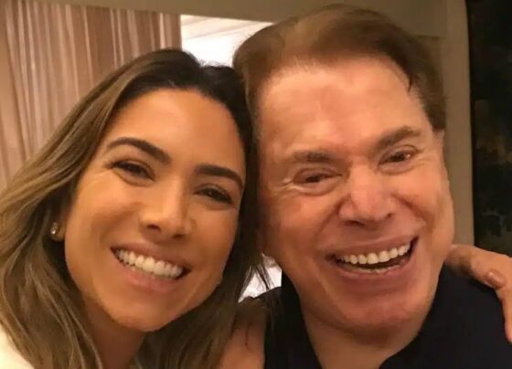 Patrícia Abravanel e Silvio Santos