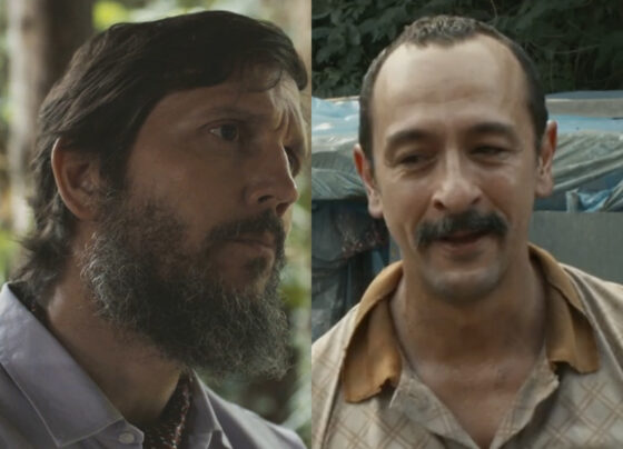 Egídio (Vladimir Brichta) e Tião (Irandhir Santos) em Renascer