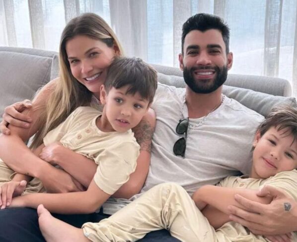 Gusttavo Lima, Andressa Suita, Gabriel e Samuel