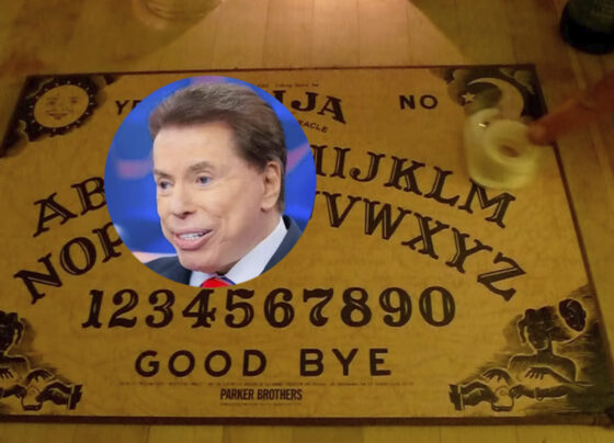 Silvio Santos e Tabuleiro Ouija