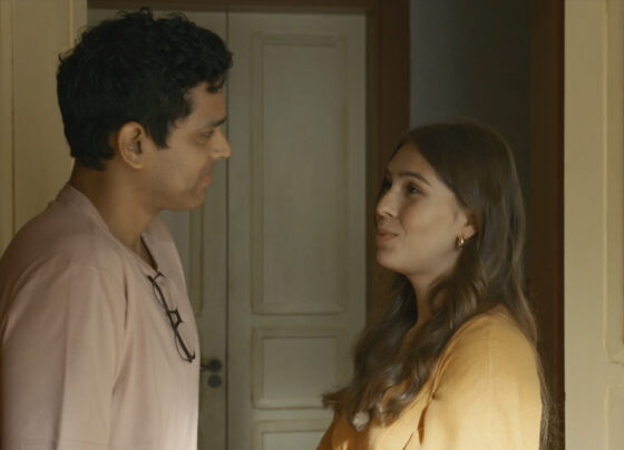 Augusto (Renan Monteiro) e Buba (Gabriela Medeiros) em Renascer