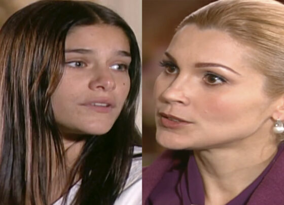 Serena (Priscila Fantin) e Cristina (Flávia Alessandra) em Alma Gêmea