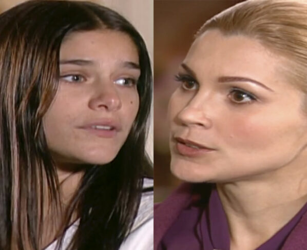 Serena (Priscila Fantin) e Cristina (Flávia Alessandra) em Alma Gêmea