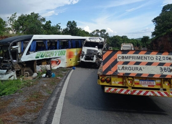 O ônibus seguia em direção a Cáceres, já a carreta-prancha em direção a cidade de Cuiabá.