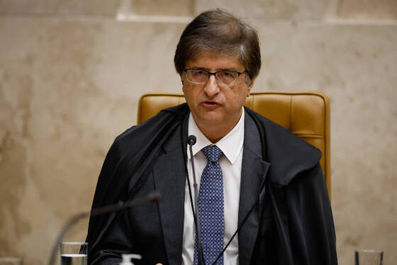 O PGR, Paulo Gonet, em sessão solene de reabertura do Ano Judiciário no STF (Supremo Tribunal Federal) em 2024