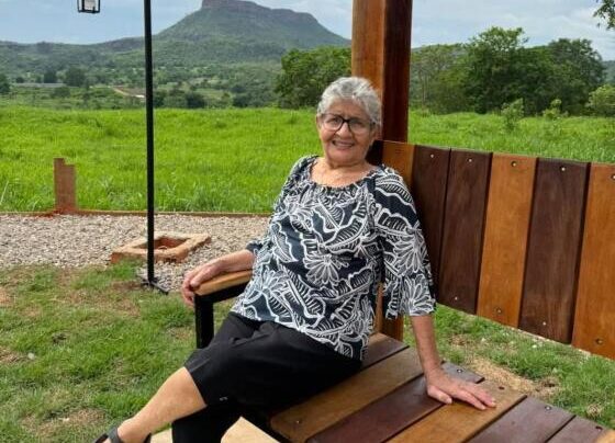 Dona Lindaura estava internada na UTI de um hospital de Cuiabá desde dezembro do ano passado, quando sofreu um AVC.