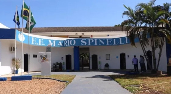 A prisão ocorreu na Escola Estadual Mario Spninelli