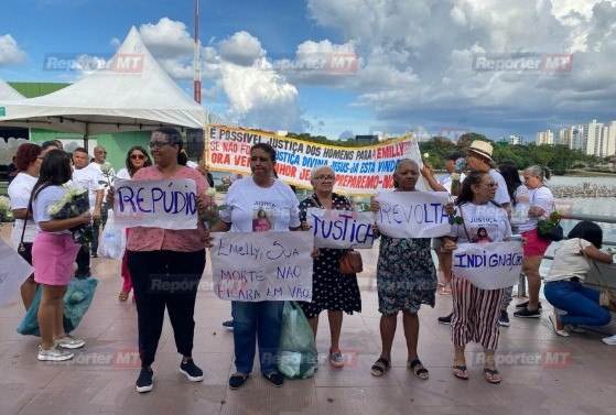 A manifestação ocorreu no Parque das Águas, em Cuiabá, na tarde deste sábado.