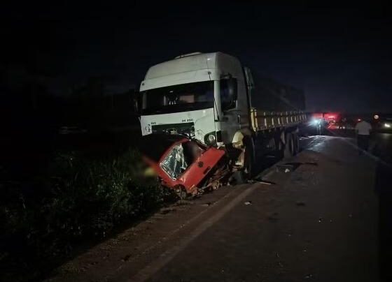 Acidente aconteceu na rodovia federal BR-163, em Matupá