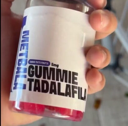 Embalagem da bala gummy proibida pela Anvisa