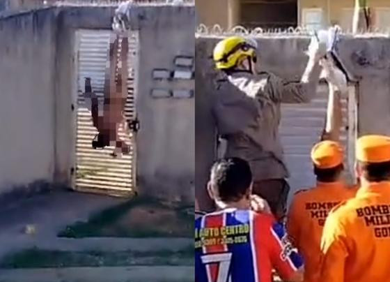 Segundo o relato dos bombeiros que atenderam a ocorrência, o invasor apresentava evidentes sinais de embriaguez.