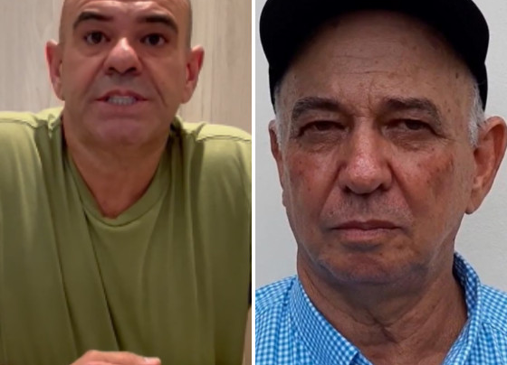 Rogério Riva (à esq.) rebateu o irmão Priminho Riva (à dir.) e saiu em defesa da sobrinha Janaina Riva.