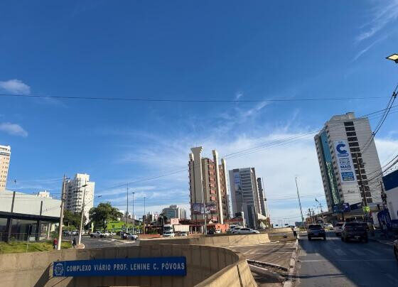 Céu limpo deve prevalecer em Cuiabá durante a semana.