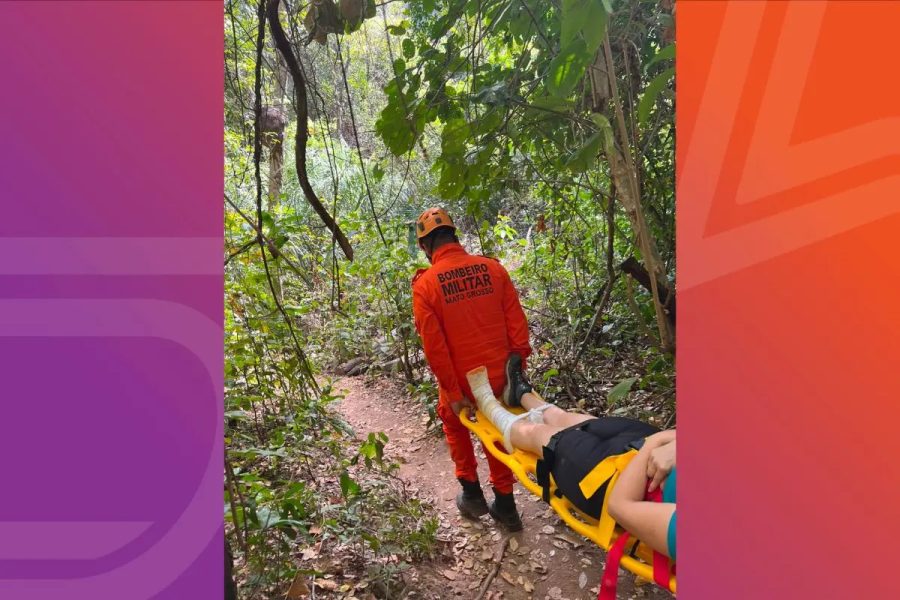 Mulher de 49 anos sofre fratura em trilha de Barra do Garças