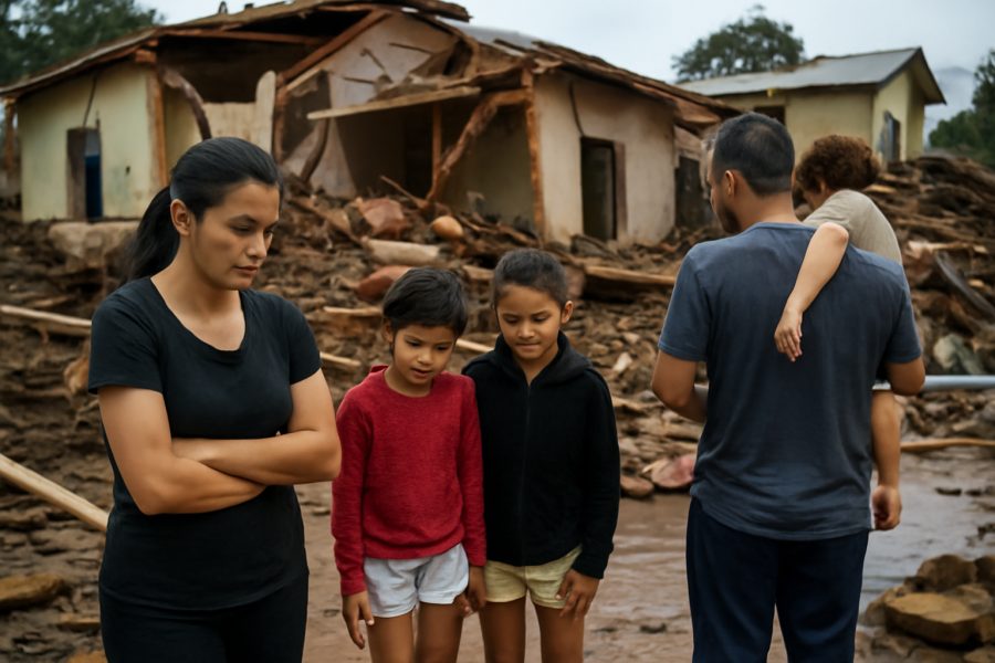 Tempestades no Rio Grande do Sul destelham casas e deixam desabrigados