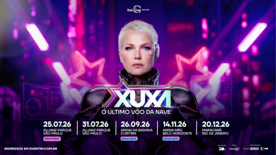 Xuxa abre negociação com a Globo para garantir transmissão do seu último show nos palcos