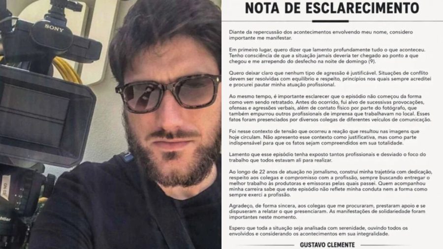 Cinegrafista demitido da Globo se pronuncia sobre agressão na Band