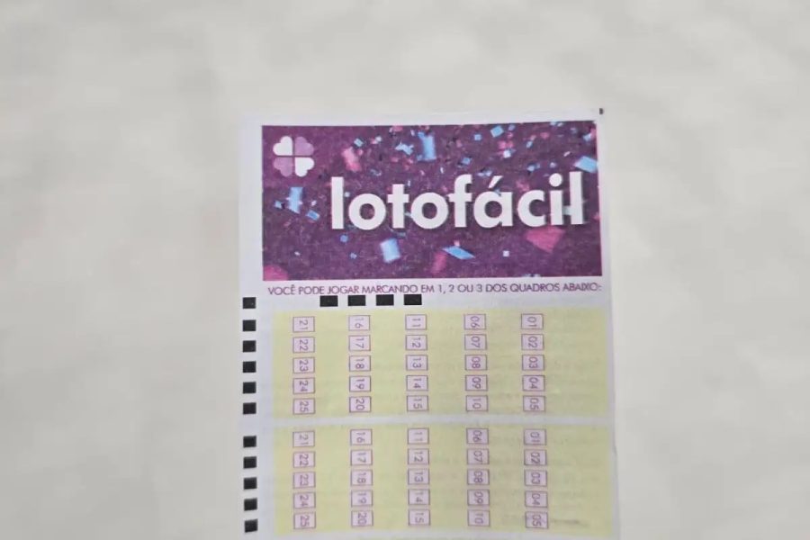 Lotofácil 3762: Dois ganhadores dividem prêmio de R$ 2,2 milhões