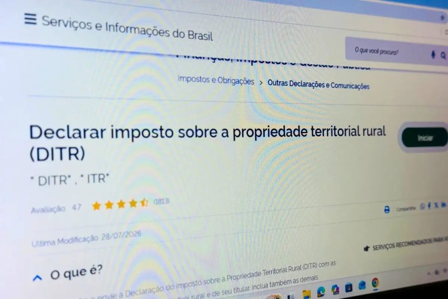 Produtor rural pode pagar menos ITR com áreas ambientais declaradas corretamente; entenda