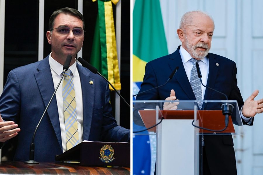 Lula e Flávio Bolsonaro empatam em pesquisa para 2º turno de 2026