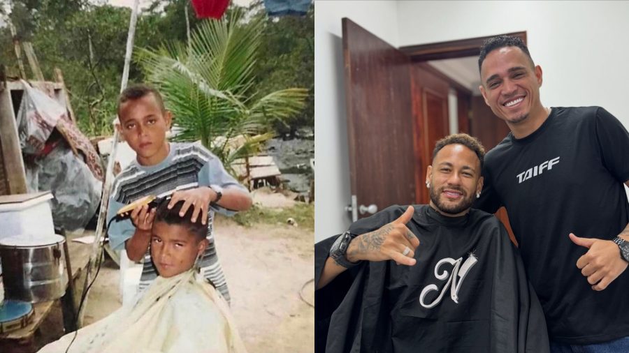 De R$ 1 em São Vicente ao topo do mundo: a trajetória inacreditável do barbeiro pessoal que conquistou a confiança de Neymar