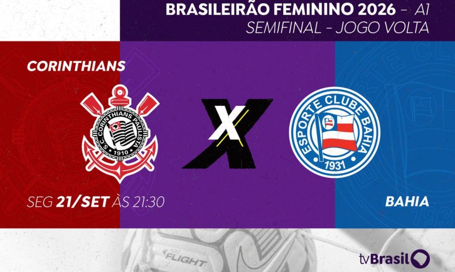 Futebol feminino: TV Brasil exibe Corinthians e Bahia pela semifinal