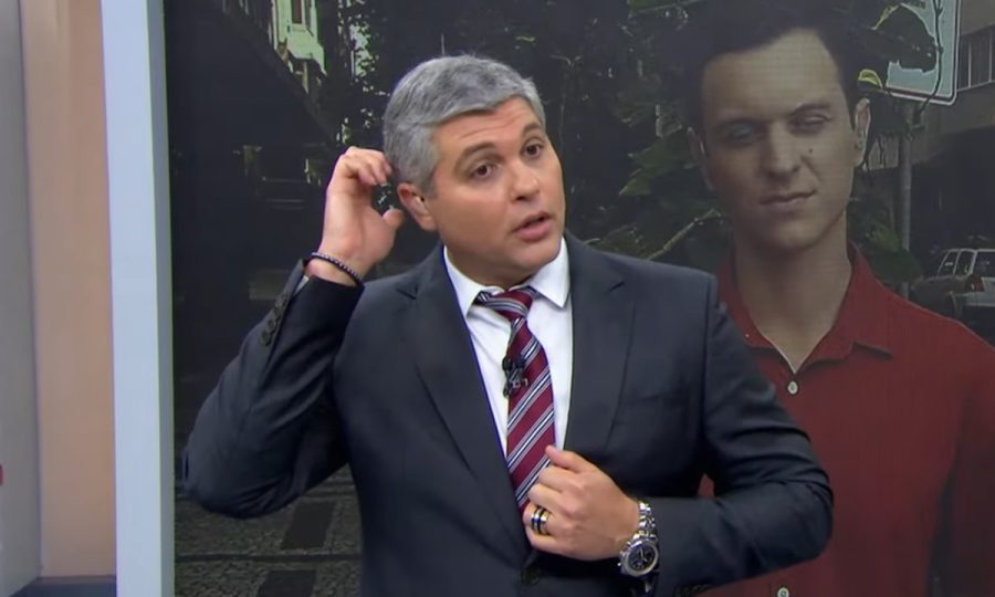 Joel Datena responde a provocação de Rodrigo Bocardi ao vivo na Band