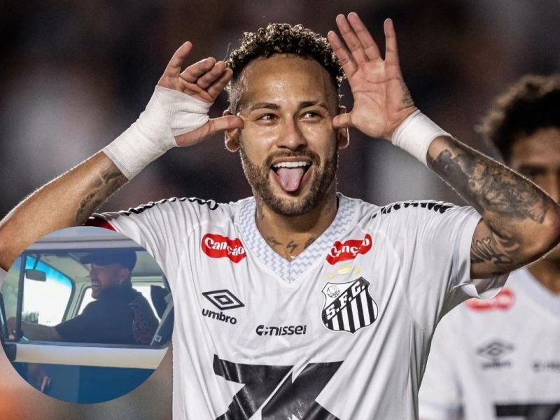 Neymar Jr. ganha Kombi customizada de R$ 300 mil no aniversário de 34 anos, homenageia veículo da infância e ostenta frigobar e TV de 43